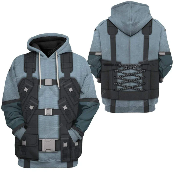 Solid Snake Metal Gear Costume Cosplay Hoodie For Men And Women - Image 3