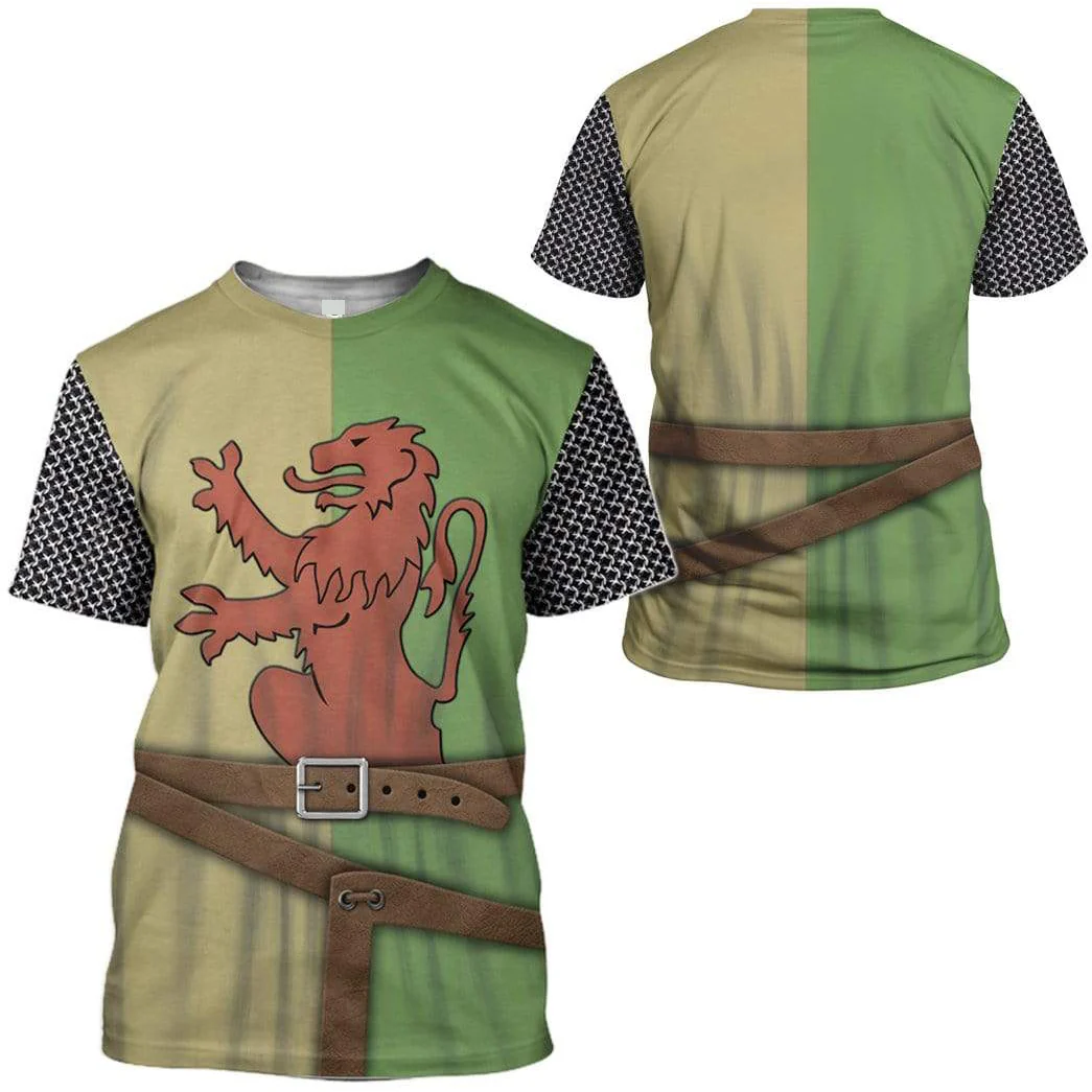 Costume Cosplay William Marshal T-Shirts - Image 2