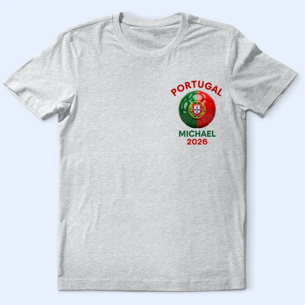 Country Flags Soccer Ball - Personalized Shirt - Gift For Sports Fans - Image 3