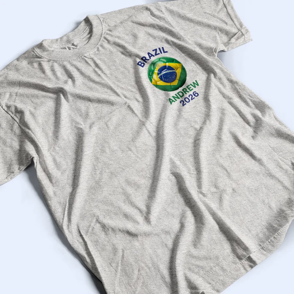 Country Flags Soccer Ball - Personalized Shirt - Gift For Sports Fans - Image 5