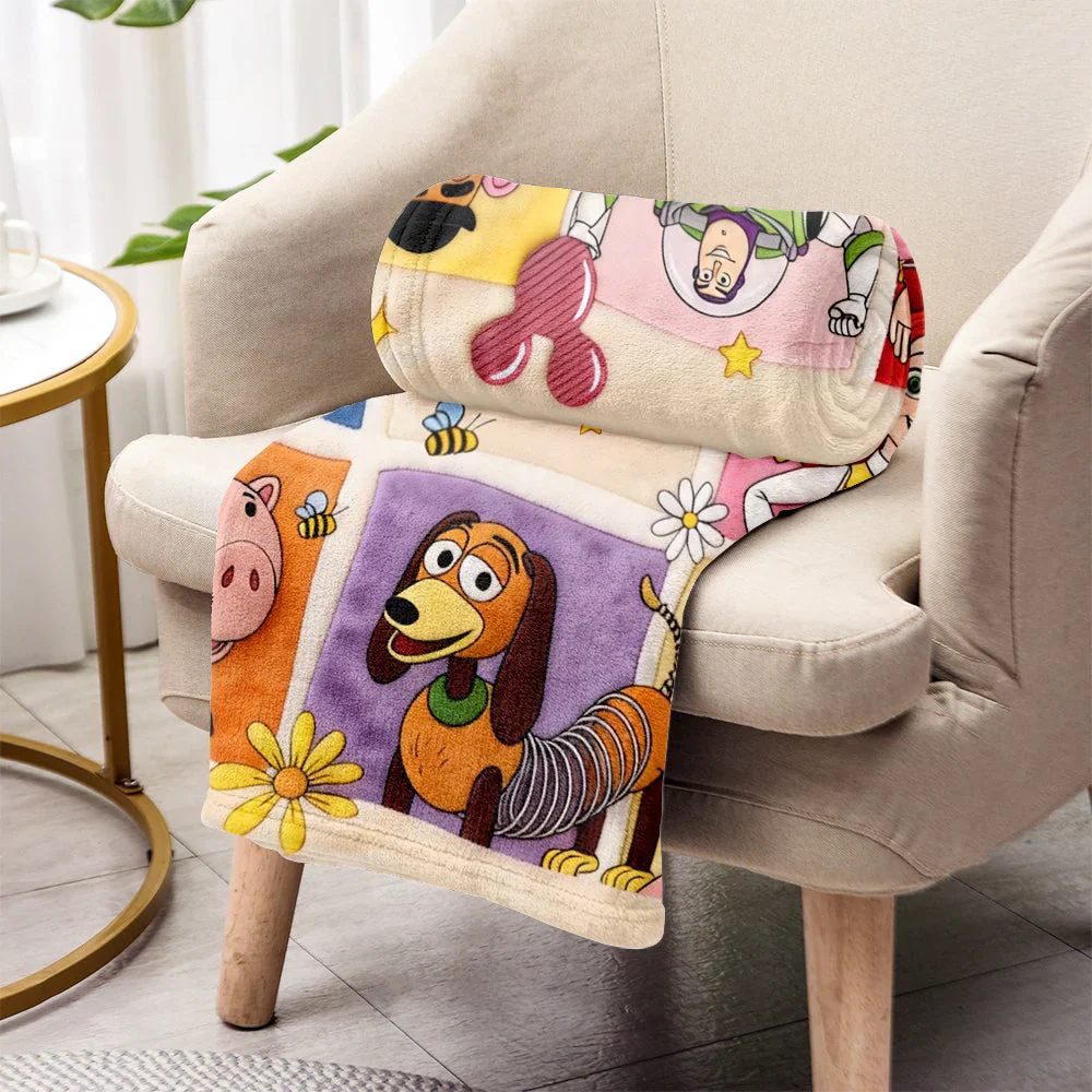 Cowboy Story Friends - Personalized Blanket - Gift For Kids, Movie Fans - Image 3