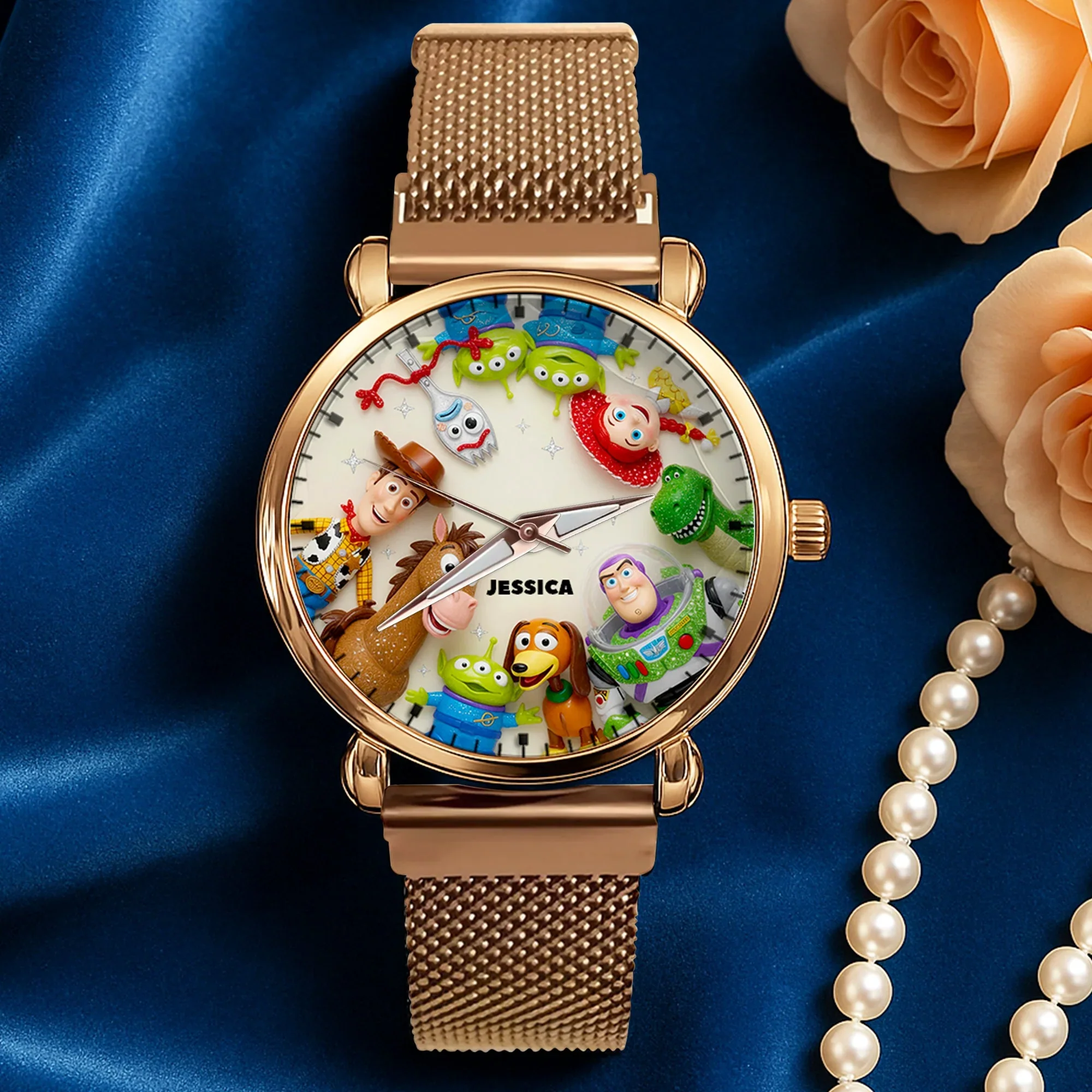 Cowboy Story Friends - Personalized Women Hand Watch - Gift For Movie Fans - DSNY - Image 2