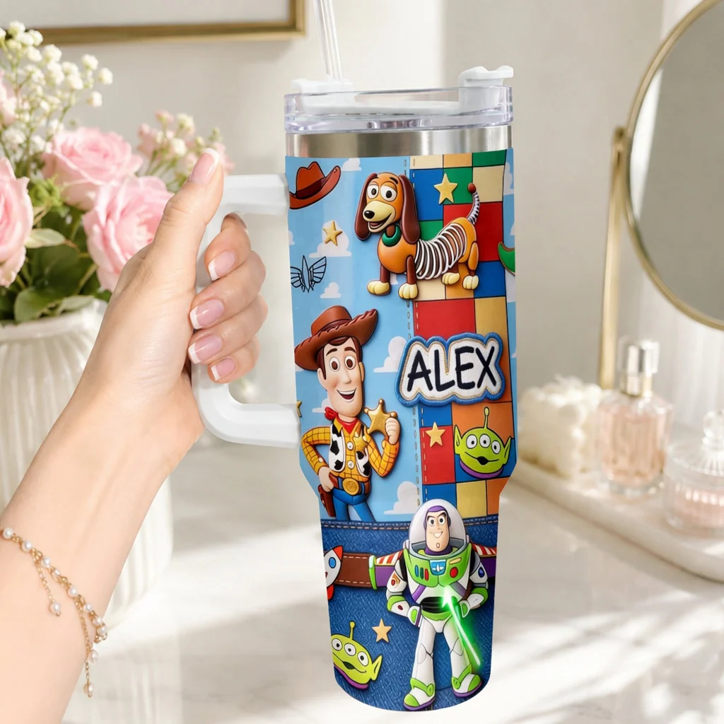 Cowboy Story - Personalized Tumbler - Gift For Kids, Fan Movies - DSNY - Image 2