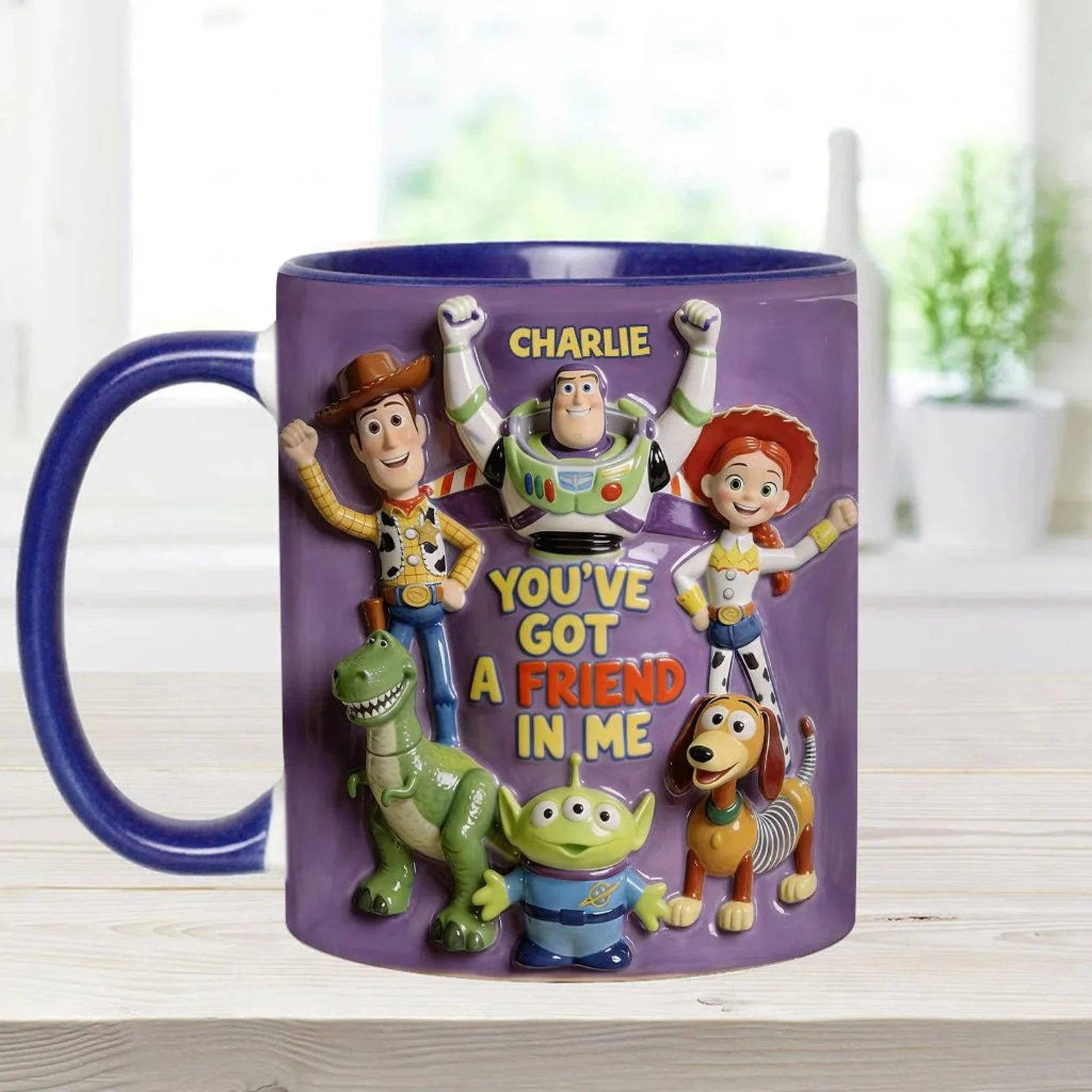 Cowboy Story You've Got A Friend In Me - Personalized Accent Mug - Gift For Movie Fans - DSNY - Image 10