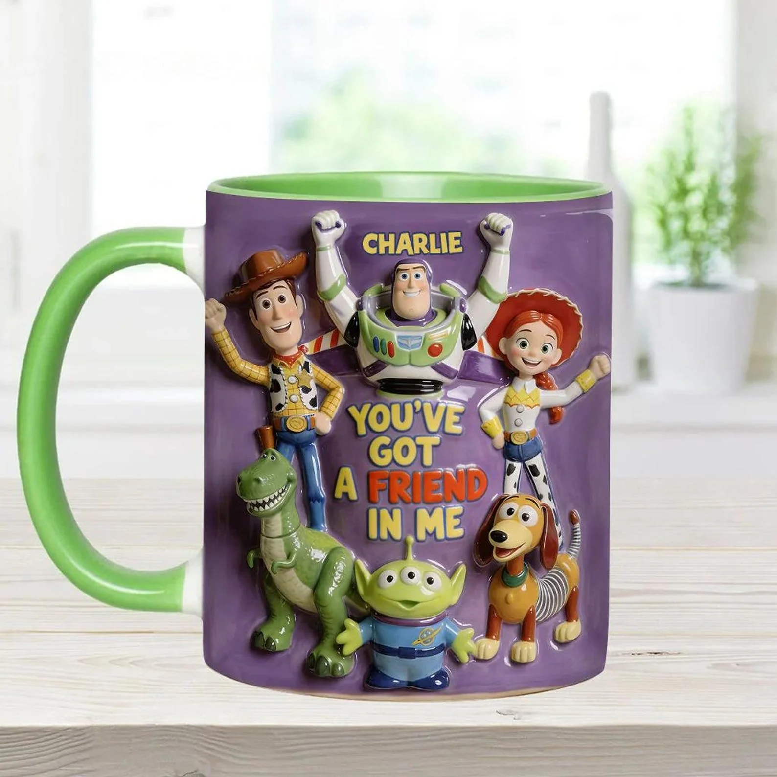 Cowboy Story You've Got A Friend In Me - Personalized Accent Mug - Gift For Movie Fans - DSNY - Image 11