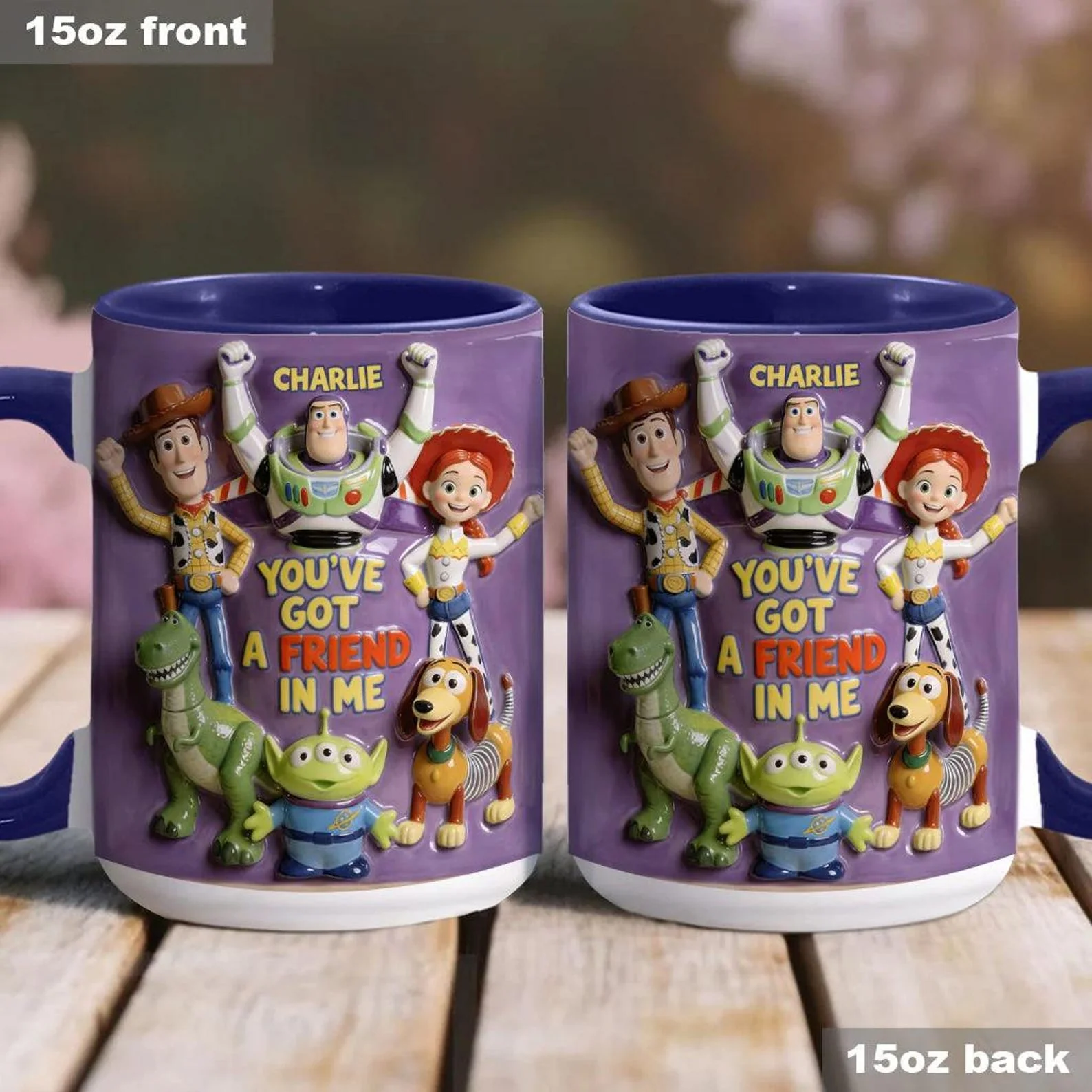 Cowboy Story You've Got A Friend In Me - Personalized Accent Mug - Gift For Movie Fans - DSNY - Image 2