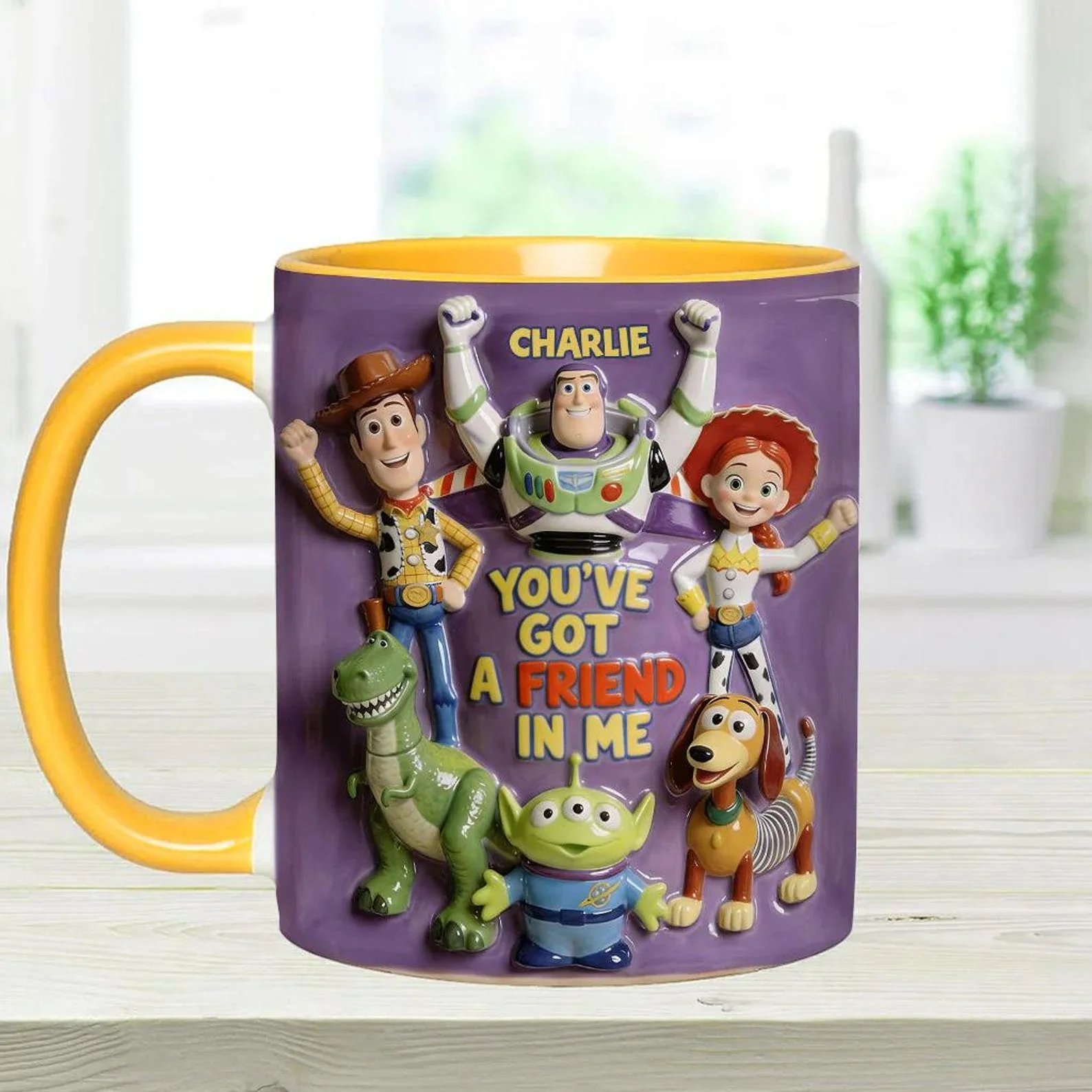 Cowboy Story You've Got A Friend In Me - Personalized Accent Mug - Gift For Movie Fans - DSNY - Image 4