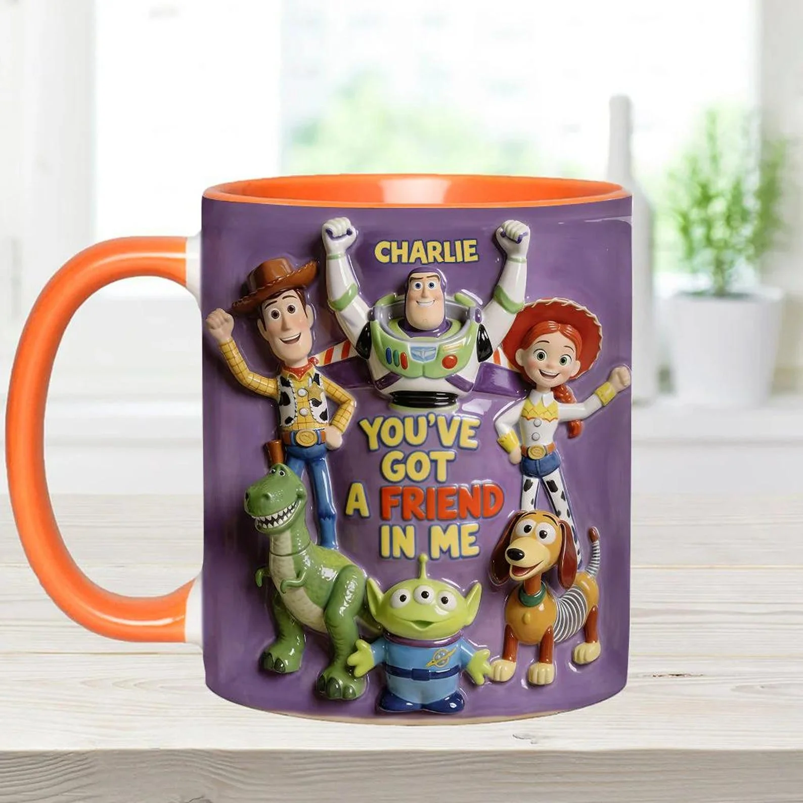 Cowboy Story You've Got A Friend In Me - Personalized Accent Mug - Gift For Movie Fans - DSNY - Image 6
