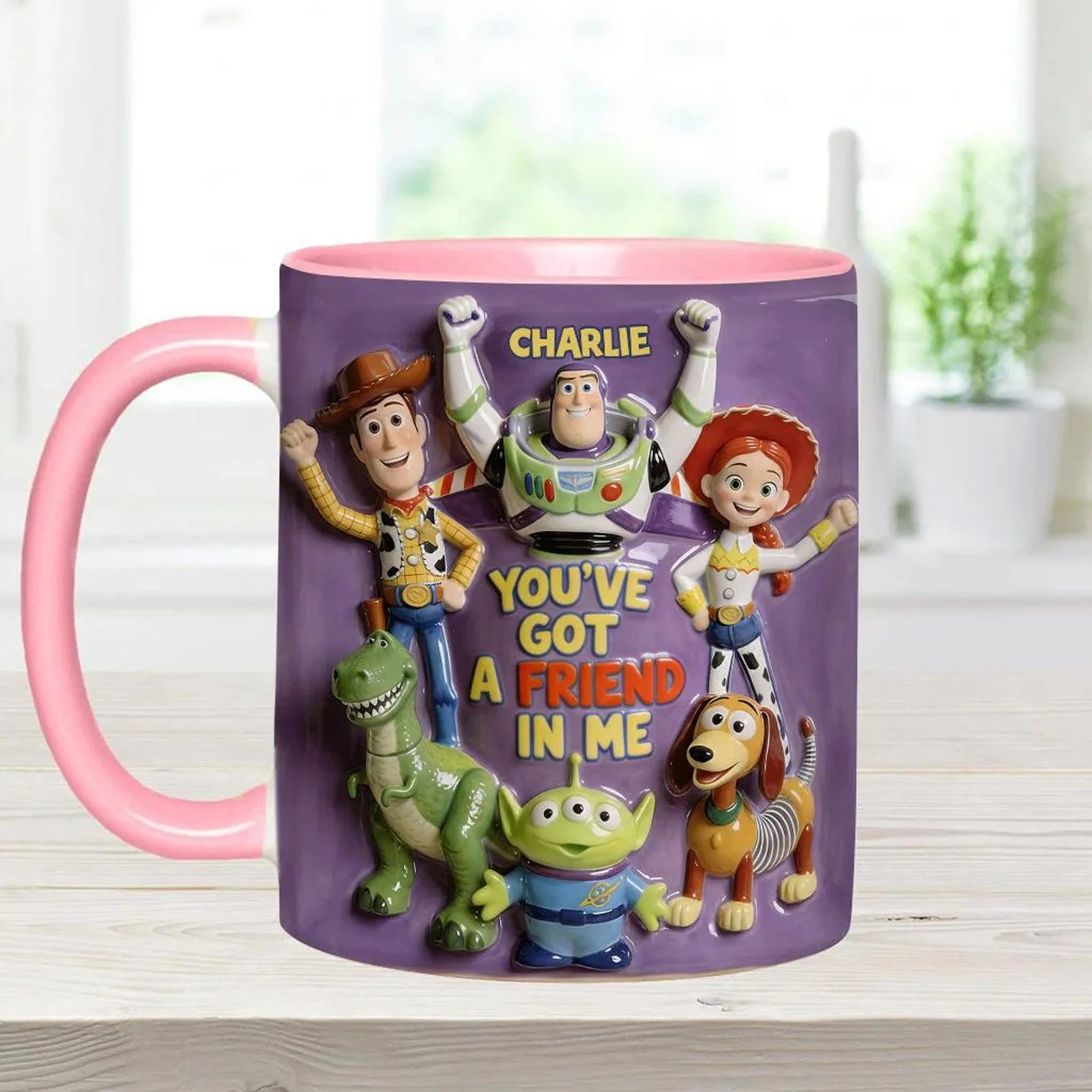 Cowboy Story You've Got A Friend In Me - Personalized Accent Mug - Gift For Movie Fans - DSNY - Image 7