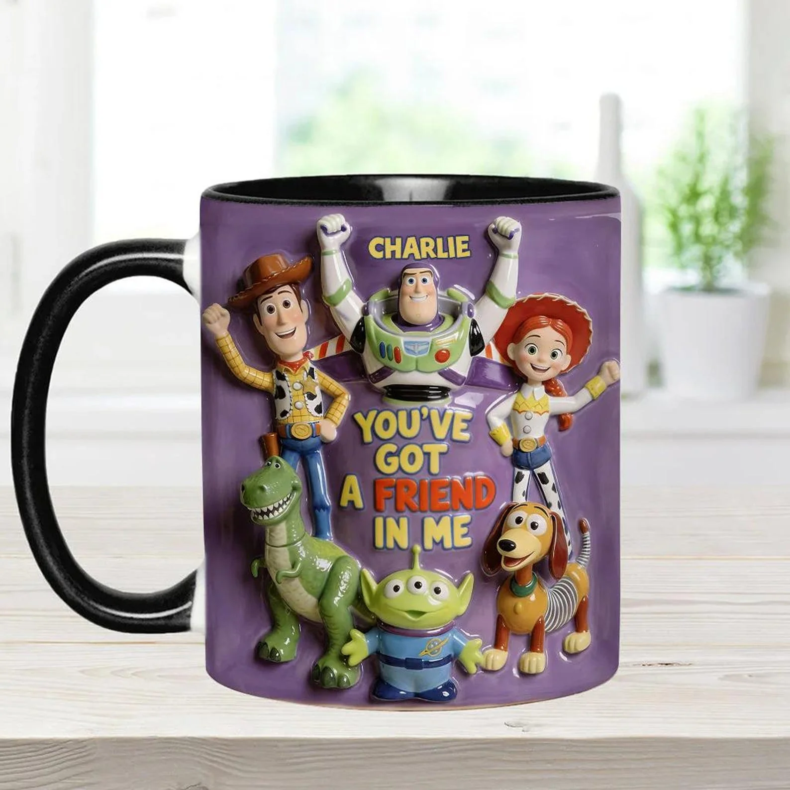 Cowboy Story You've Got A Friend In Me - Personalized Accent Mug - Gift For Movie Fans - DSNY - Image 8