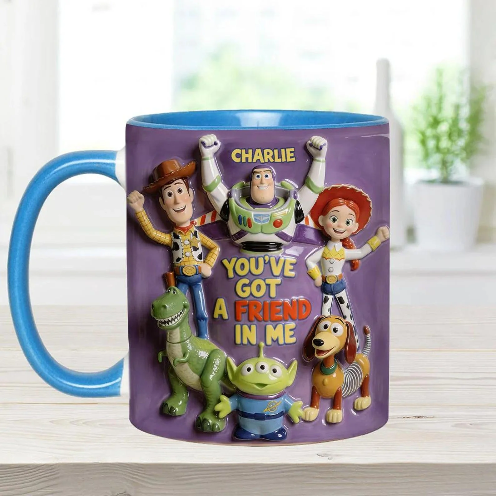 Cowboy Story You've Got A Friend In Me - Personalized Accent Mug - Gift For Movie Fans - DSNY - Image 9