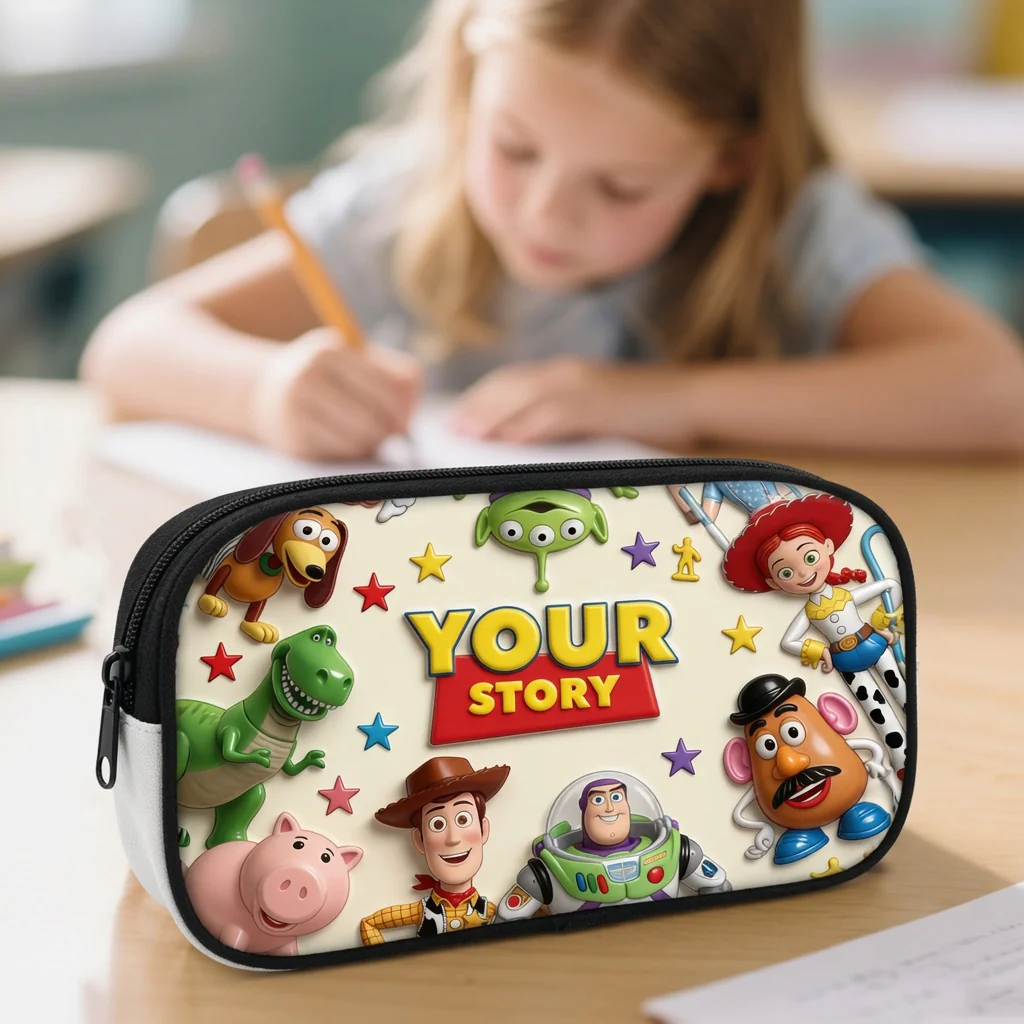 Cowboy Story You've Got A Friend In Me - Personalized Backpack, Lunch Bag, Pencil Case & Water Bottle - Back To School Gift - Image 7