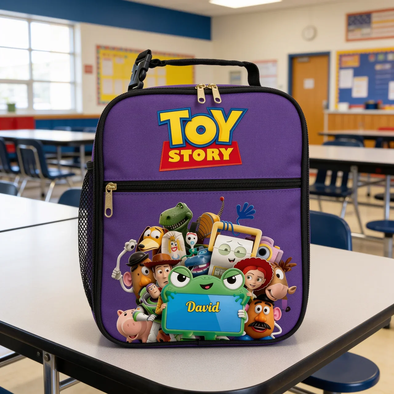 Cowboy Story You've Got A Friend In Me - Personalized Backpack, Lunch Bag, Pencil Case & Water Bottle - Back to School Gifts - Image 5