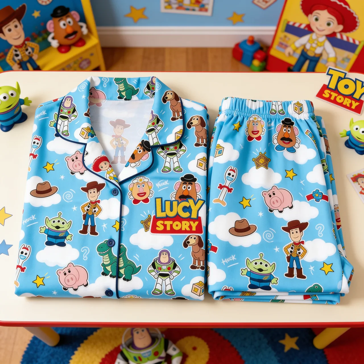 Cowboy Story You've Got A Friend In Me - Personalized Pajama - Gift For Movie Fans NL122 - Image 2