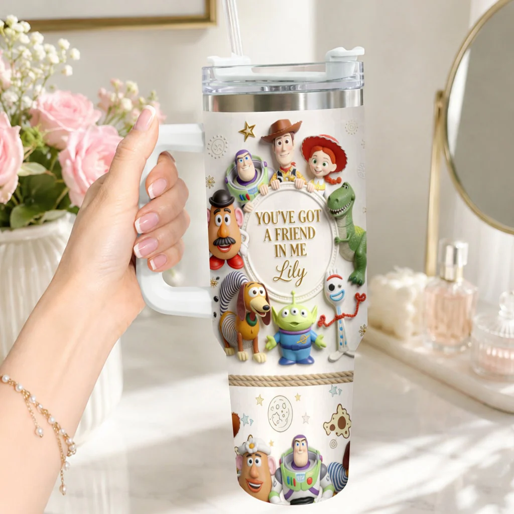 Cowboy Story You've Got A Friend In Me - Personalized Tumbler - Gift For Kids, Fan Movies - DSNY - Image 2