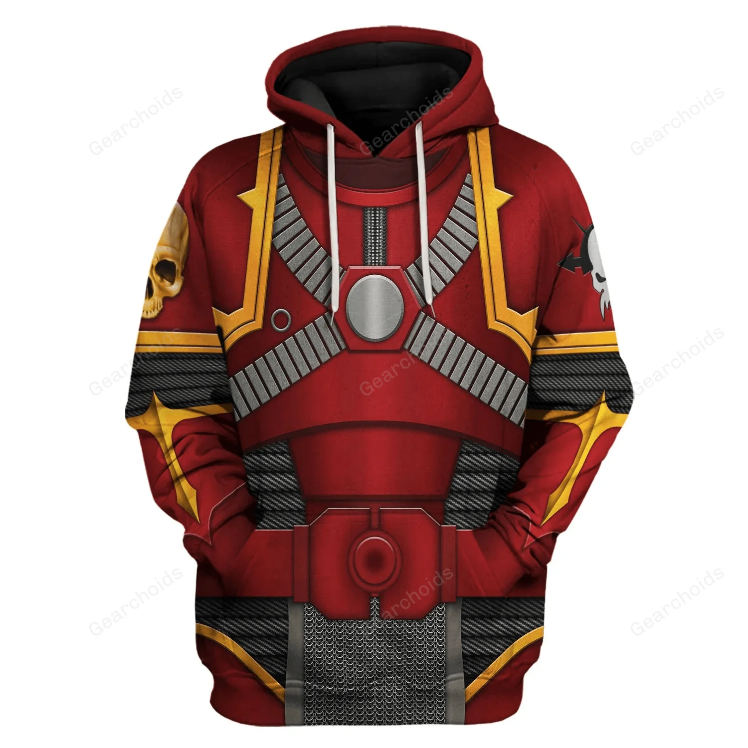 Crimson Slaughter Warband Colour Scheme - Costume Cosplay Hoodie Sweatshirt Sweatpants CSWRH091 - Image 2