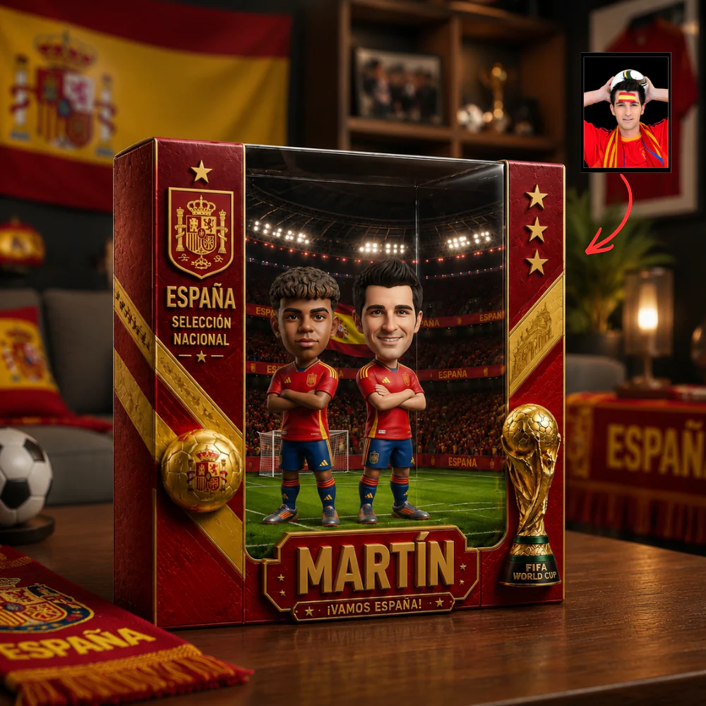 CU. Custom Photo With Soccer Player National Football Team Championships 2026 - Personalized Acrylic Plaque - Gift For Sport Fans - Image 4