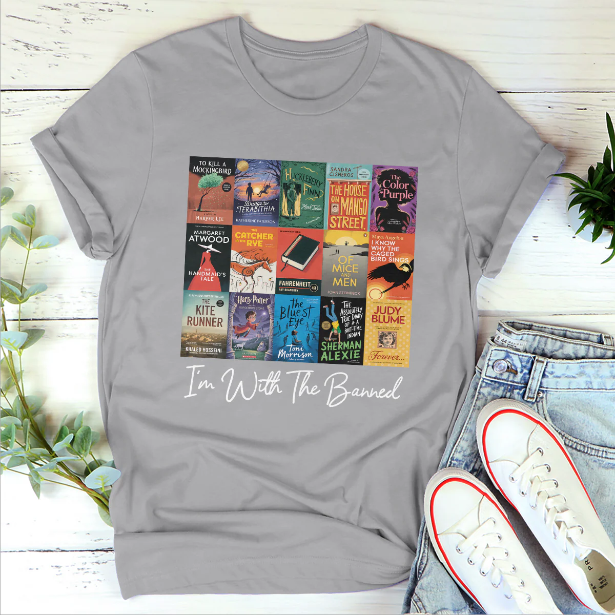 I'm With The Banned - 2D Unisex T-shirt - Image 3