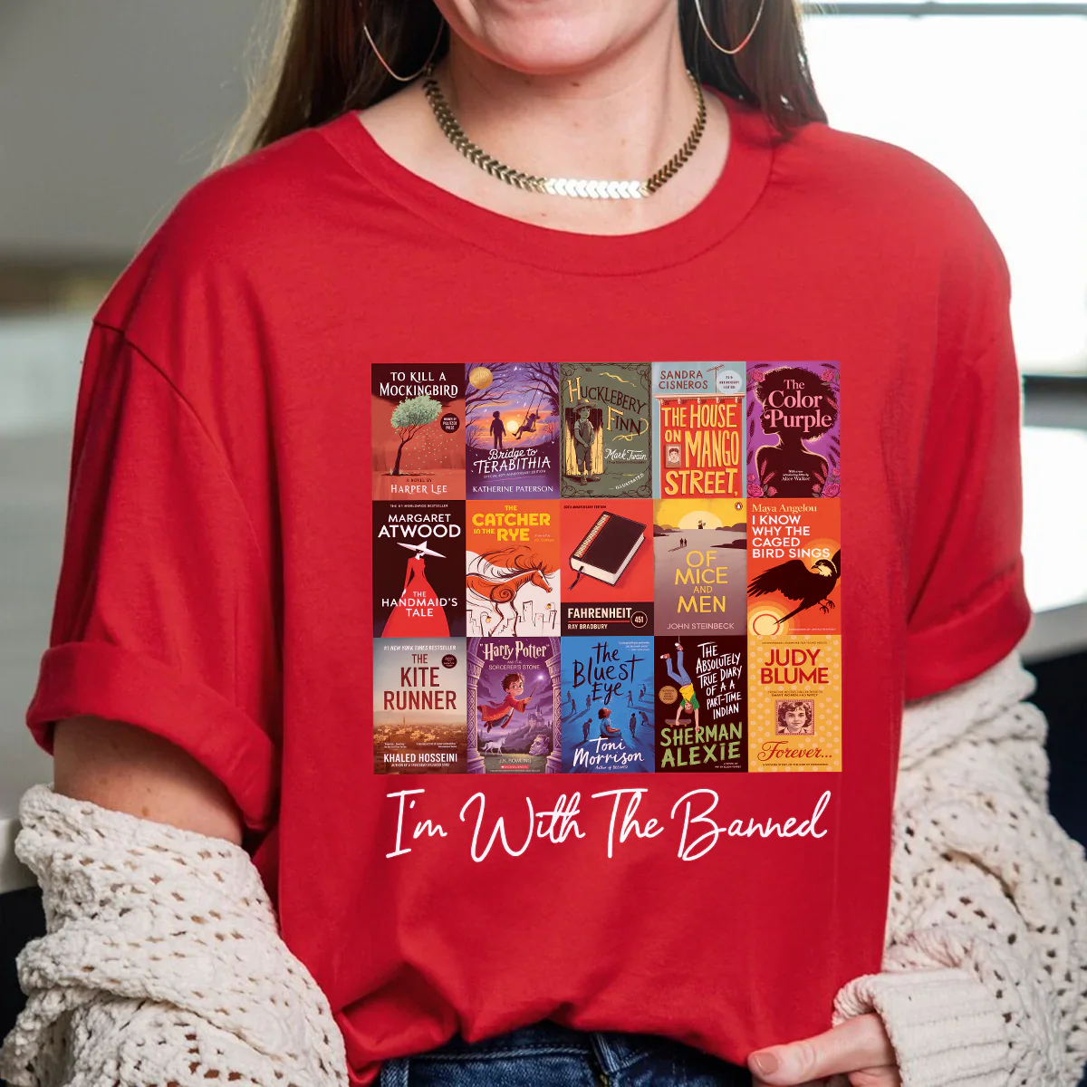 I'm With The Banned - 2D Unisex T-shirt - Image 4