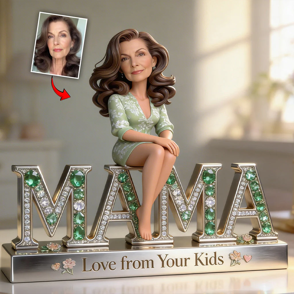 Custom Any Photo Best Gift For Mom, Grandma - Personalized Mother Custom Shaped Acrylic Plaque VD01 - Image 2