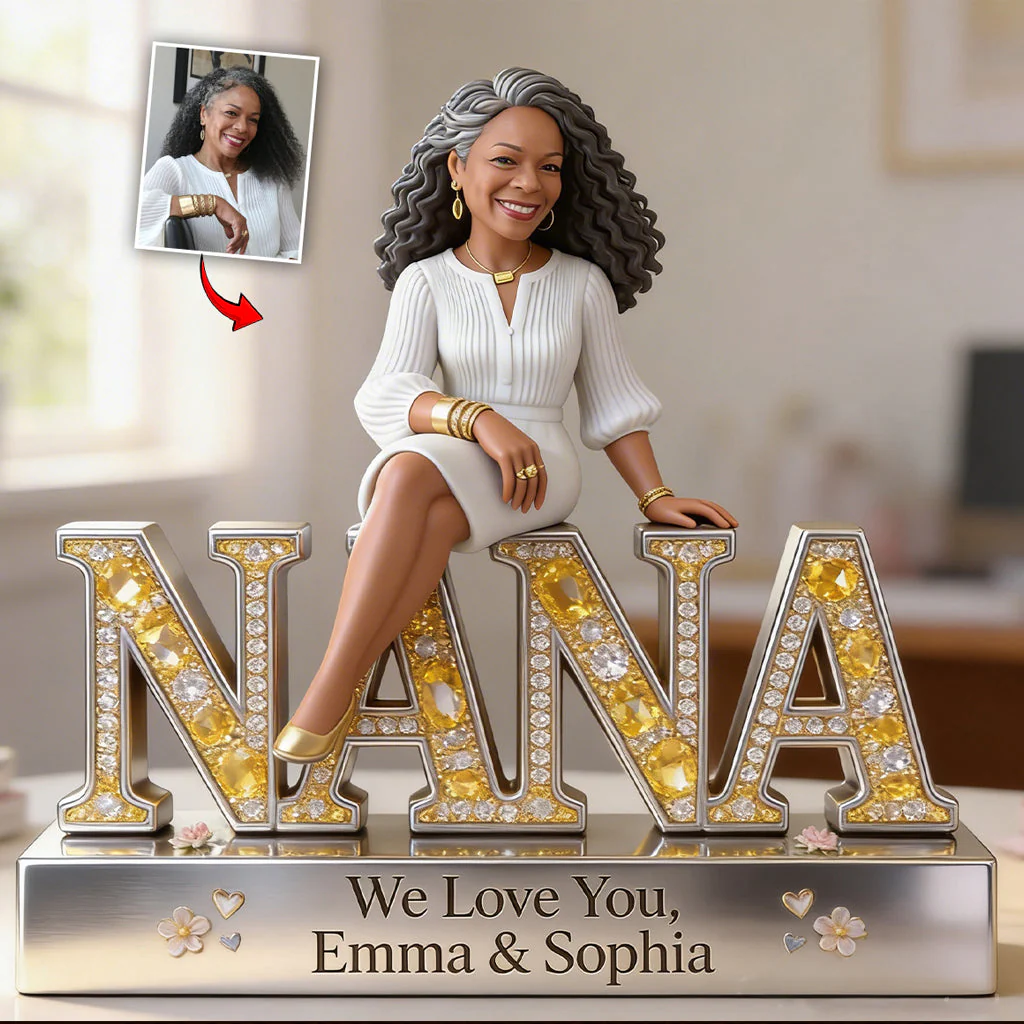 Custom Any Photo Best Gift For Mom, Grandma - Personalized Mother Custom Shaped Acrylic Plaque VD01 - Image 3