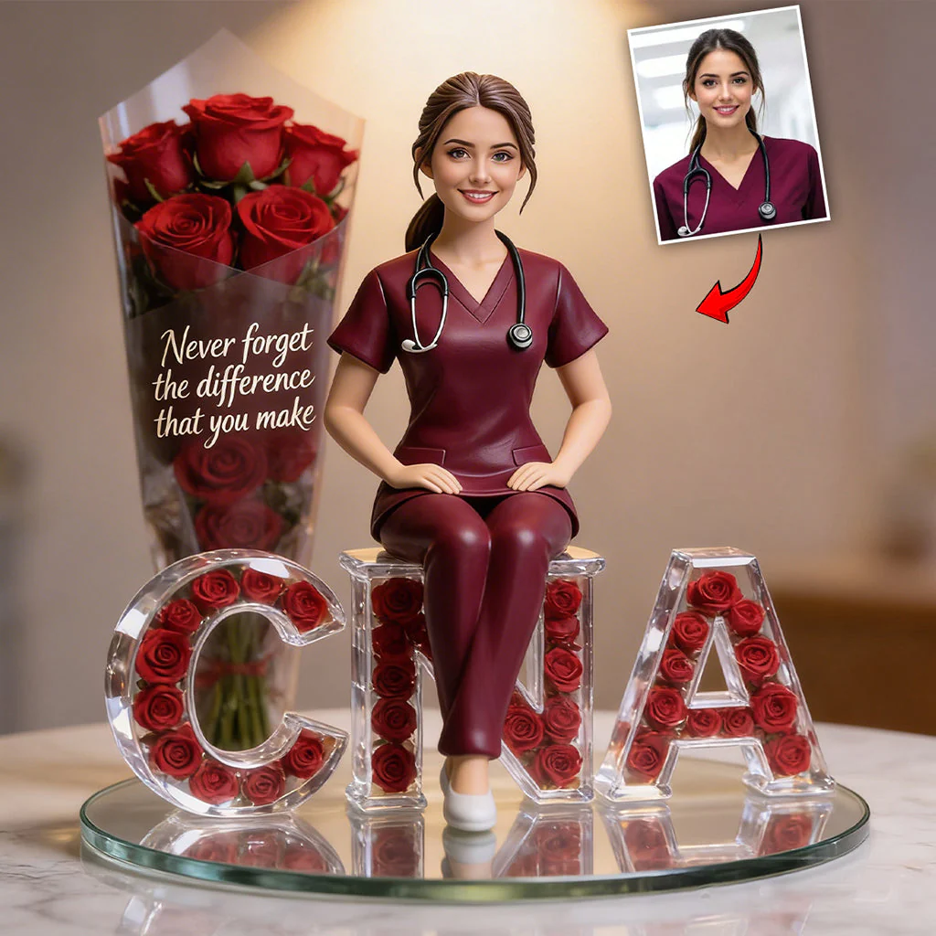 Custom Any Photo - Personalized Nurse Custom Shaped Acrylic Plaque - Gift For Nurse - Image 3