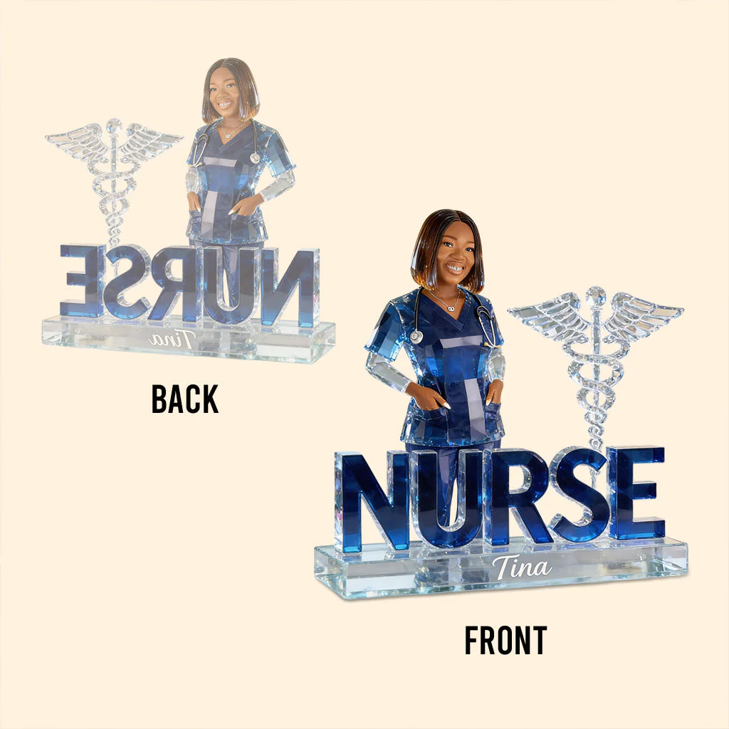 Custom Any Photo - Personalized Nurse Custom Shaped Acrylic Plaque - Gift For Nurse - Image 5