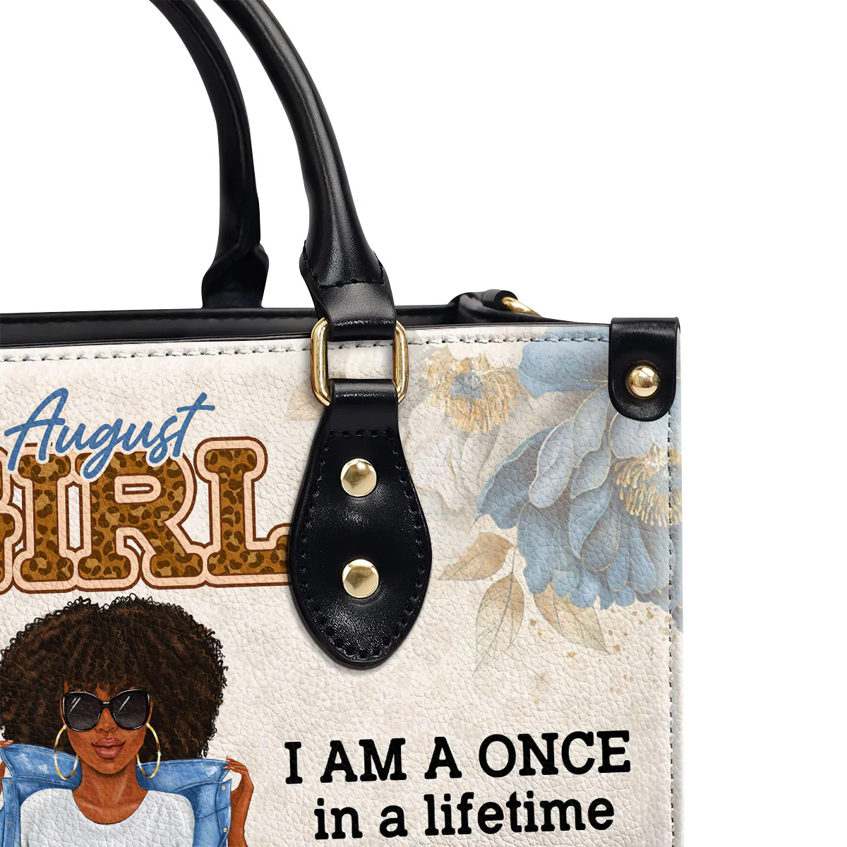 Custom Birth Month One In A Million I Am That Girl - Personalized Leather Handbag - Gift For Women | GR3 HD95 - Image 5