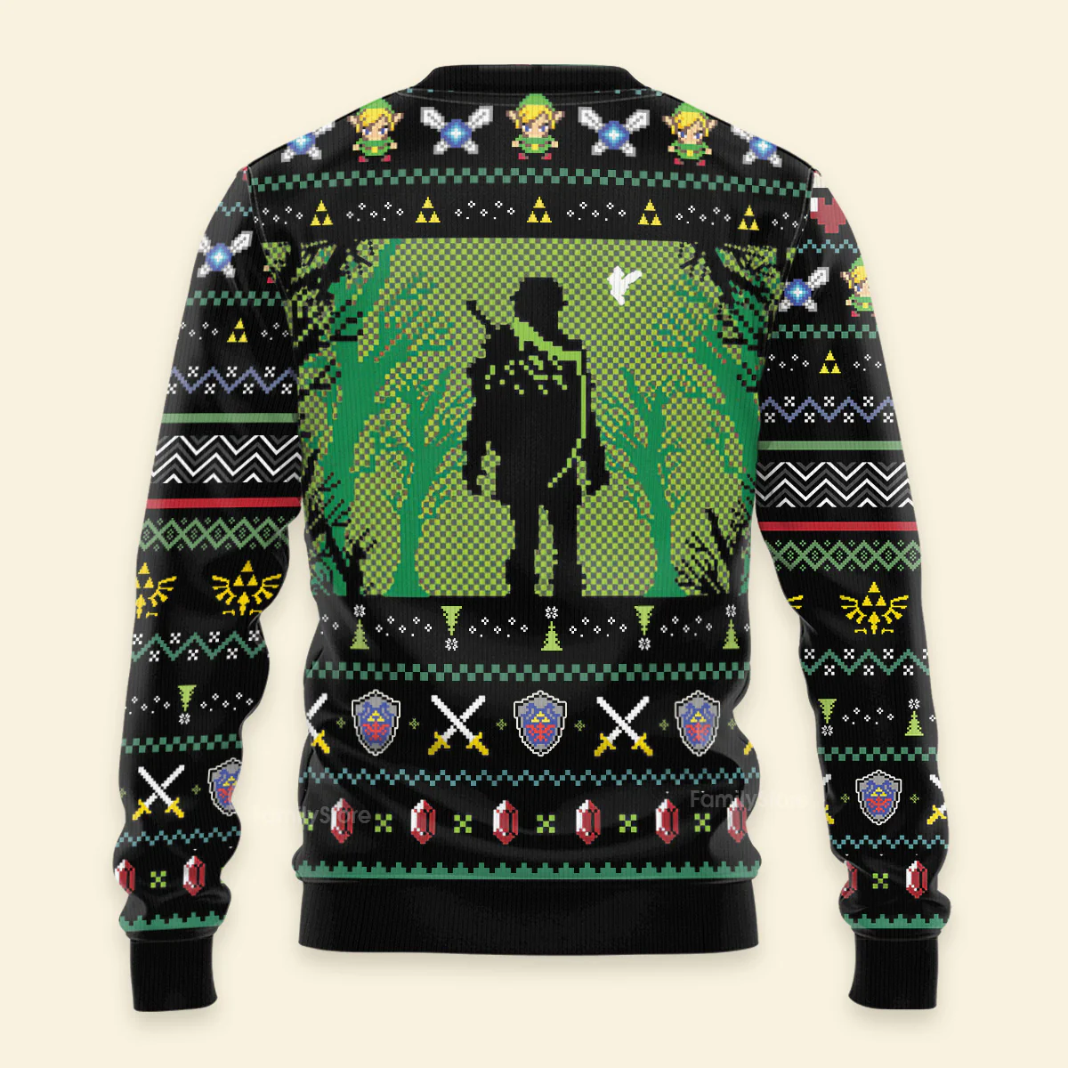 Costumes Cosplay Zelda Ugly Sweatshirt - Best Gift For Christmas, Funny Gift for Family - Image 3
