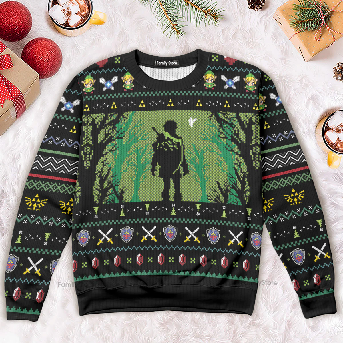 Costumes Cosplay Zelda Ugly Sweatshirt - Best Gift For Christmas, Funny Gift for Family - Image 4