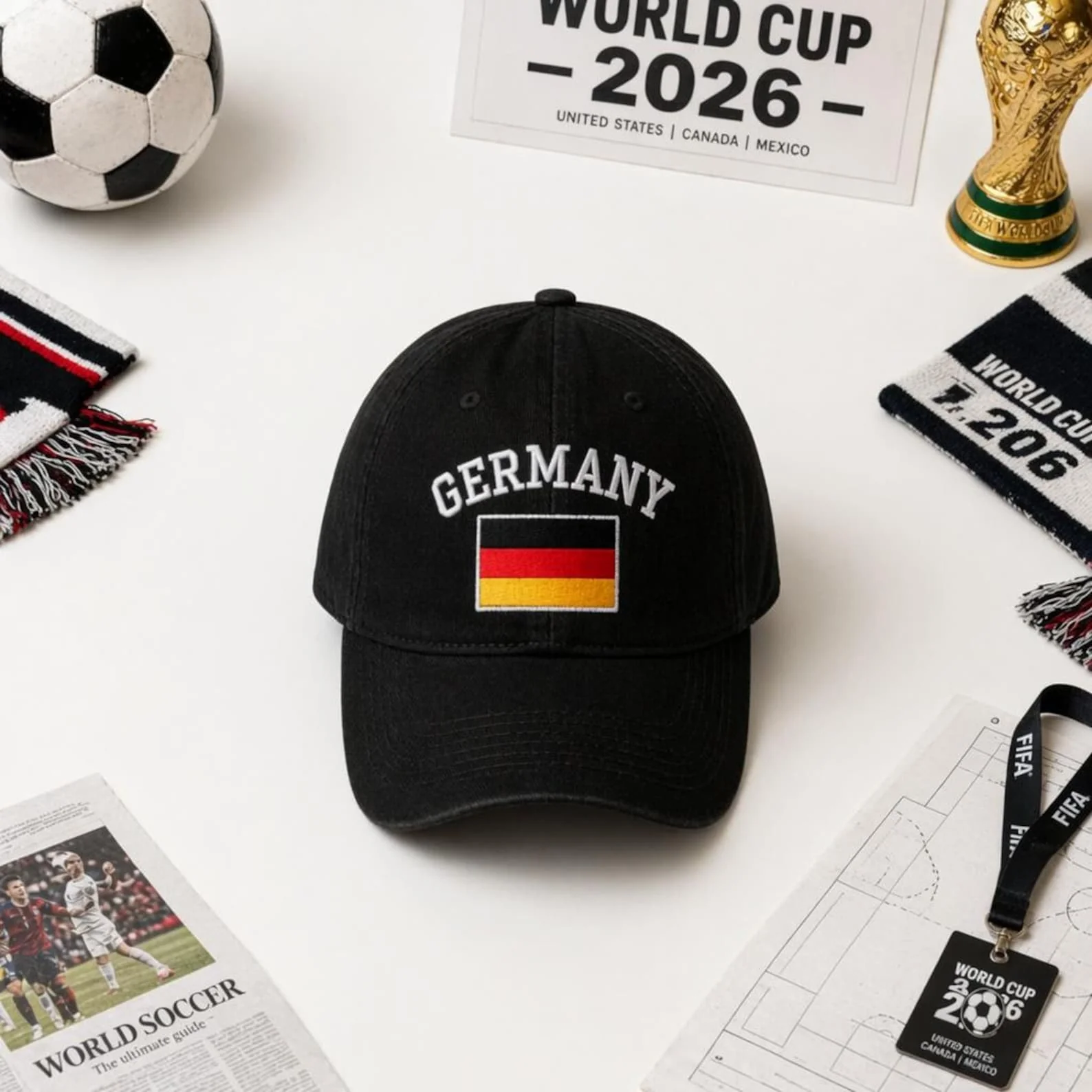 Custom Country Flag Global Football Championships 2026 - Personalized Classic Cap - Gifts For Soccer Fans - Image 4