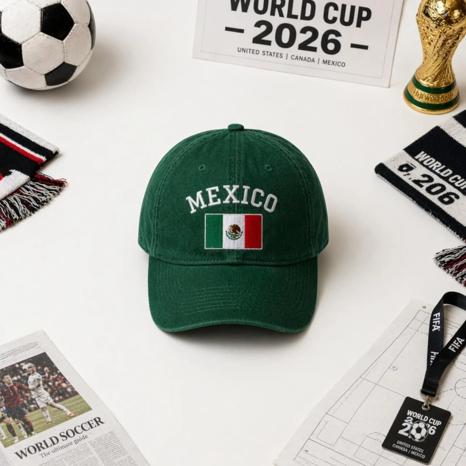 Custom Country Flag Global Football Championships 2026 - Personalized Classic Cap - Gifts For Soccer Fans - Image 5