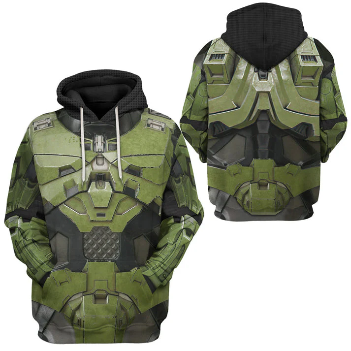 Costume My Halo Infinite Master Chief - Hoodie Cosplay - Image 2