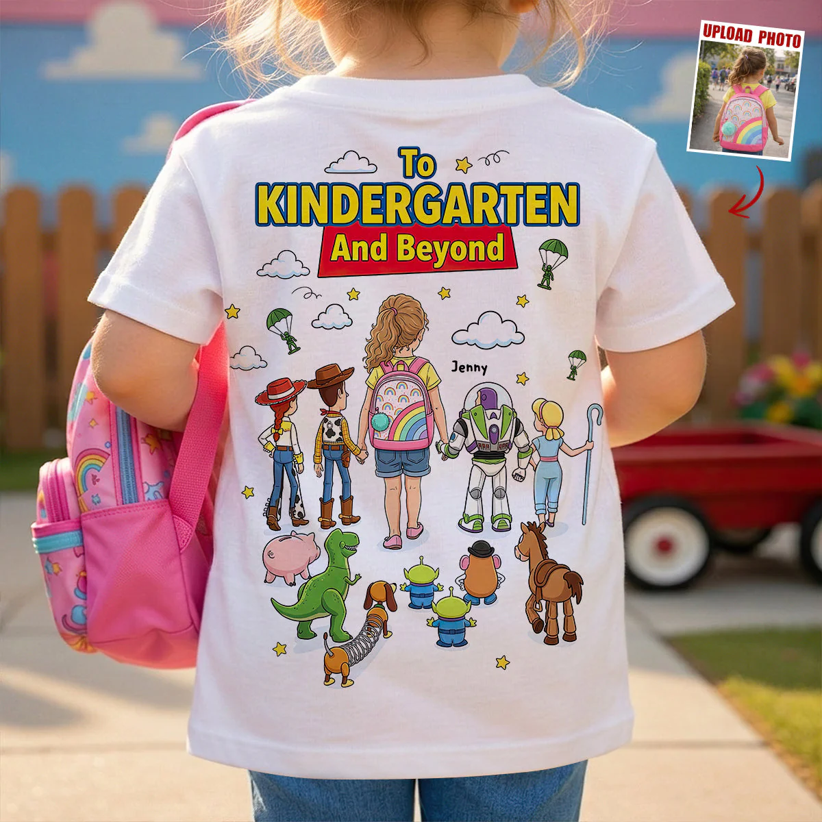 Custom Kid Photo Cowboy Story To Kindergarten And Beyond Back To School - Personalized Kid Shirt - Gifts For Kids