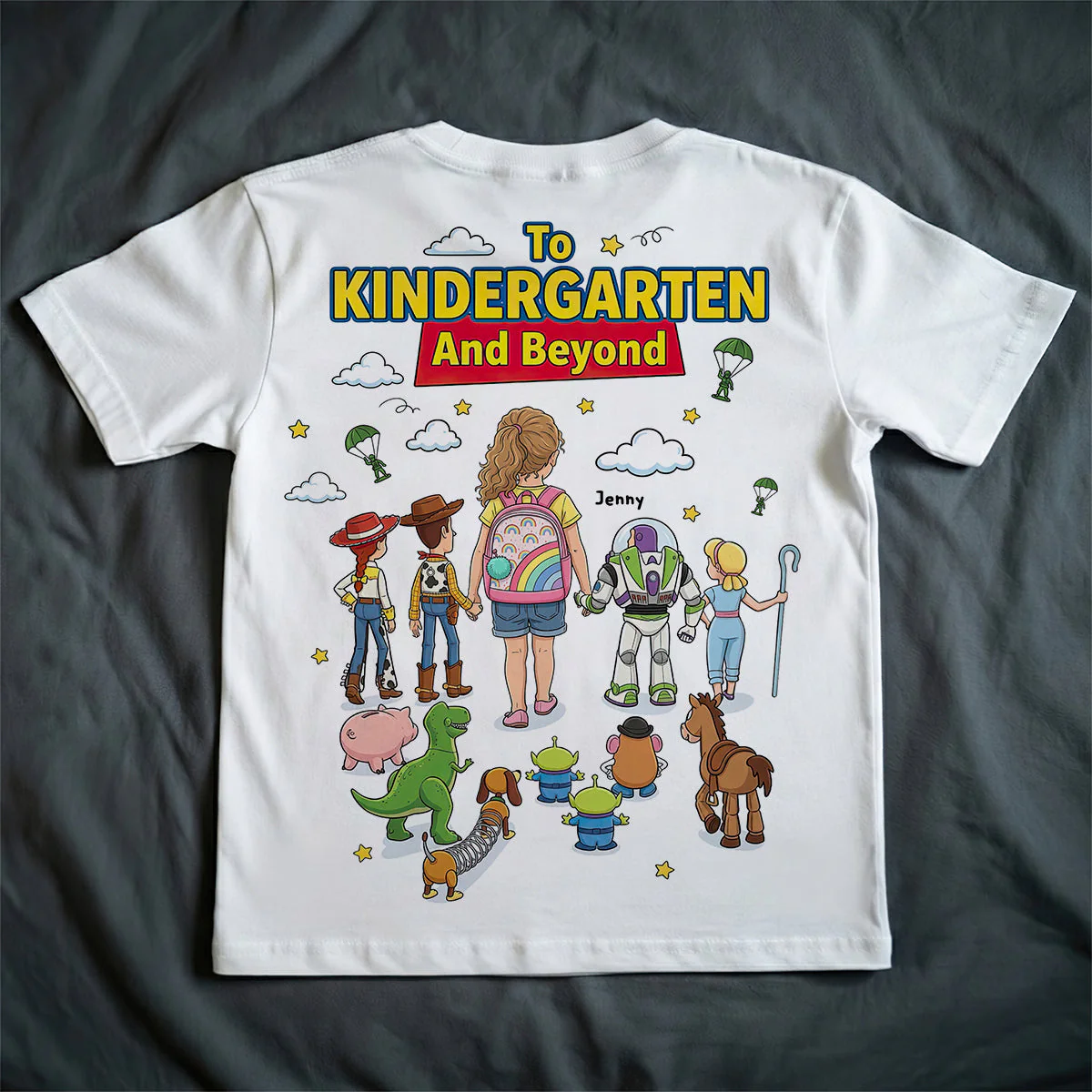 Custom Kid Photo Cowboy Story To Kindergarten And Beyond Back To School - Personalized Kid Shirt - Gifts For Kids - Image 3