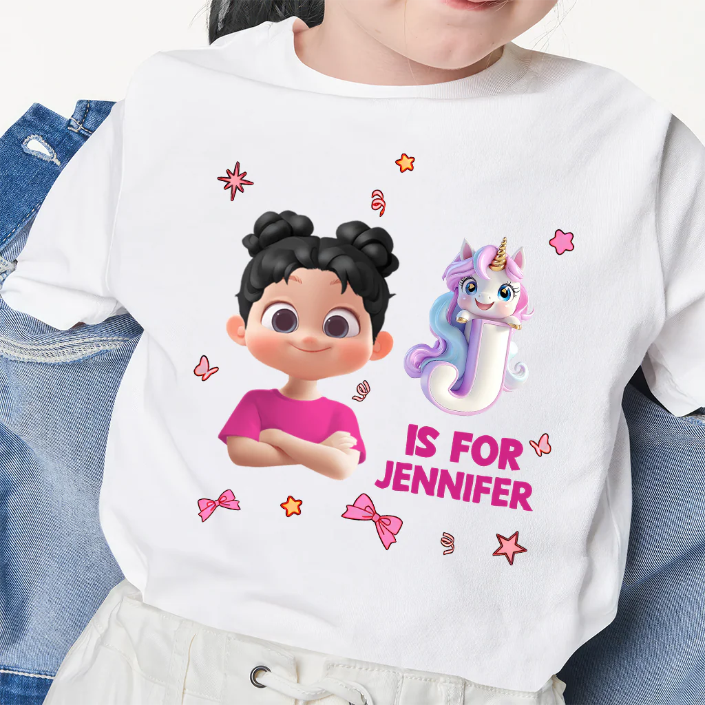 Custom Name Unicorn First Day Of School Shirt - Personalized Shirt - Back To School Gift For Kids | GR29 TD118