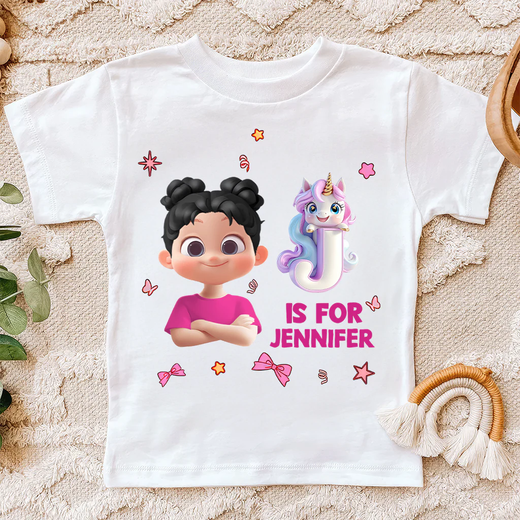 Custom Name Unicorn First Day Of School Shirt - Personalized Shirt - Back To School Gift For Kids | GR29 TD118 - Image 2