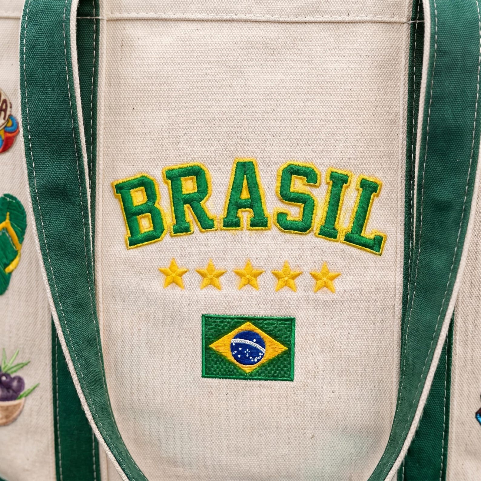 Custom Nation Global Football Championships 2026 - Personalized Embroidery Tote Bag - Gift For Soccer Lovers, Sport Fans - Image 2