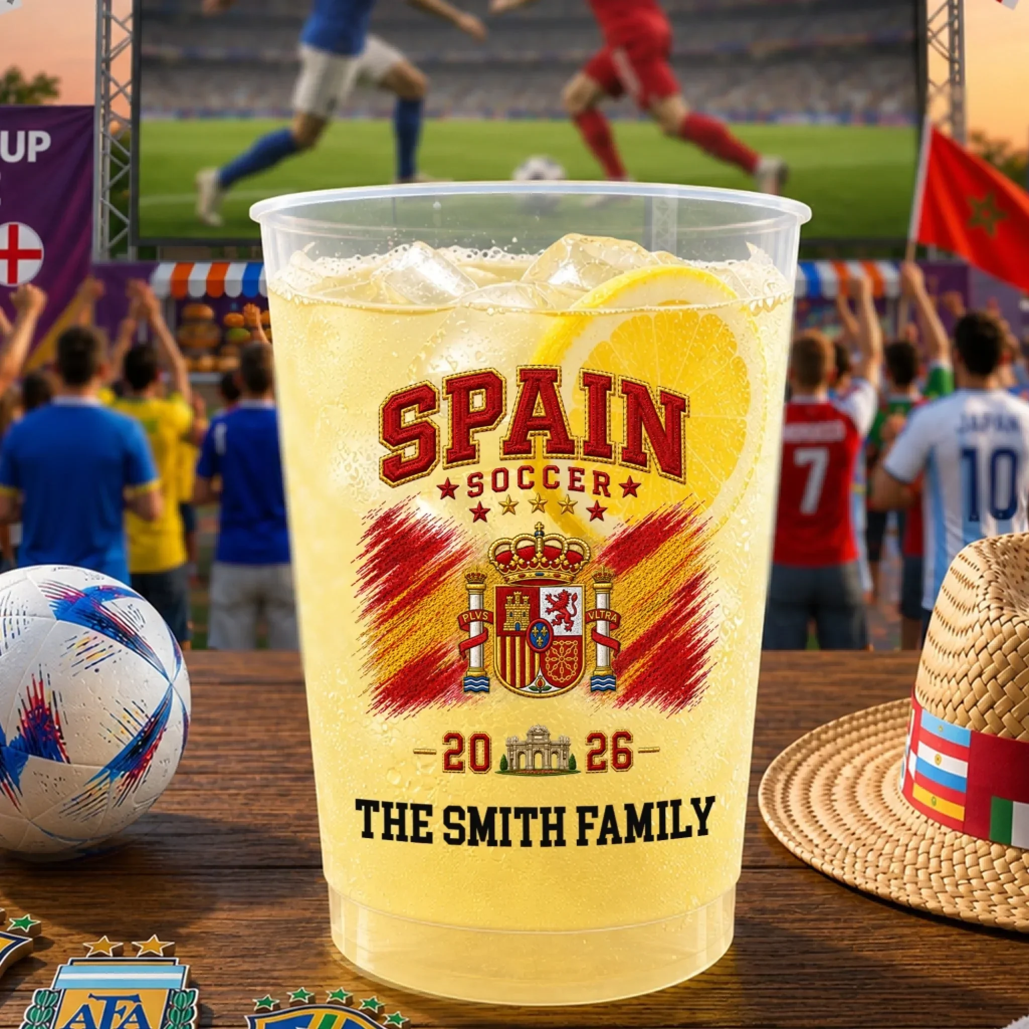 Custom National Football Team International Soccer Tournament - Personalized Cups - Gifts For Family, Sport Fans - Image 4