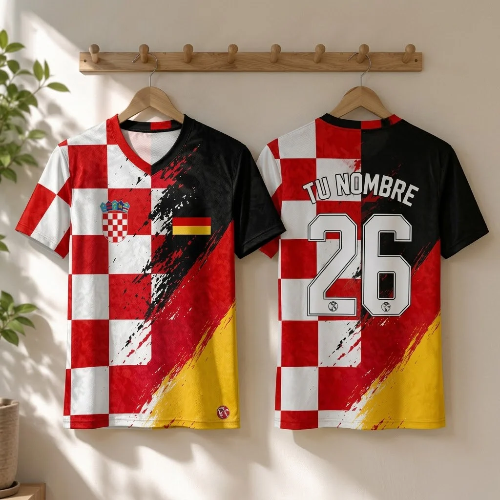 Custom National Football Two Teams Global Championships - Personalized Soccer Jersey - Gifts For Football Lovers, Sports Fans - Image 5