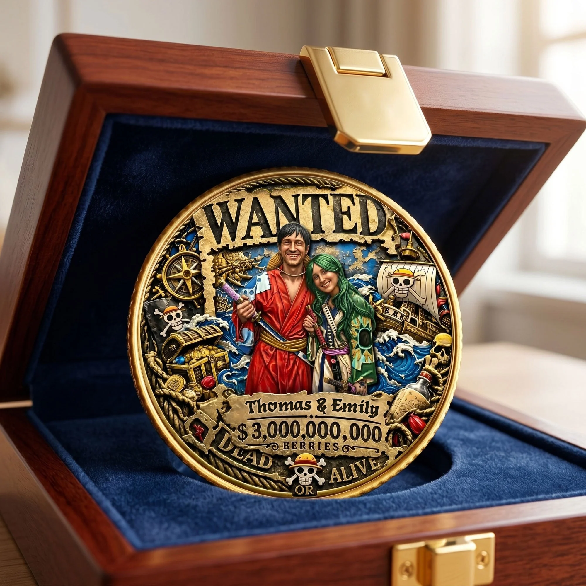 Custom Photo Adventure Legend - Personalized Commemorative Coin - Gift For Fans - OnPi - Image 2