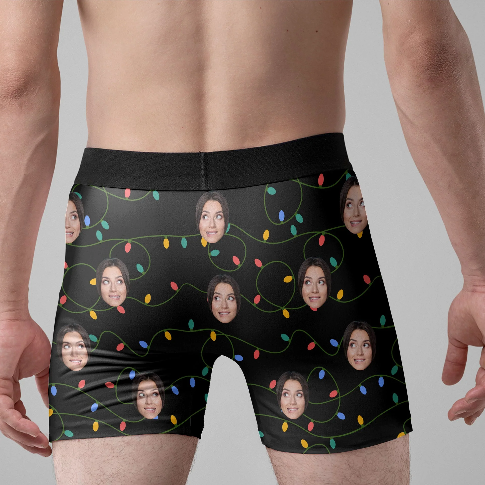Custom Photo All I Want For Christmas Is You...Naked - Gift For Husband, Boyfriend - Personalized Men's Boxer Briefs NH96 - Image 4