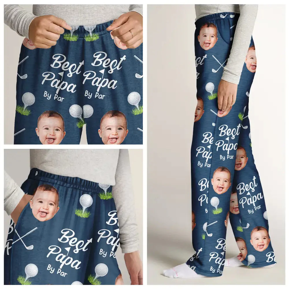 Custom Photo Best By Par For Him - Gift For Dad - Personalized Pajama Pants NA94 - Image 4