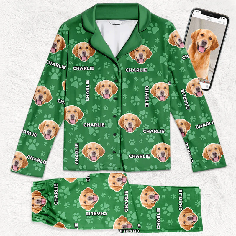 Custom Photo Cat Rules The World - Gift For Pet Lovers - Personalized Pajama  NA94 - Image 3