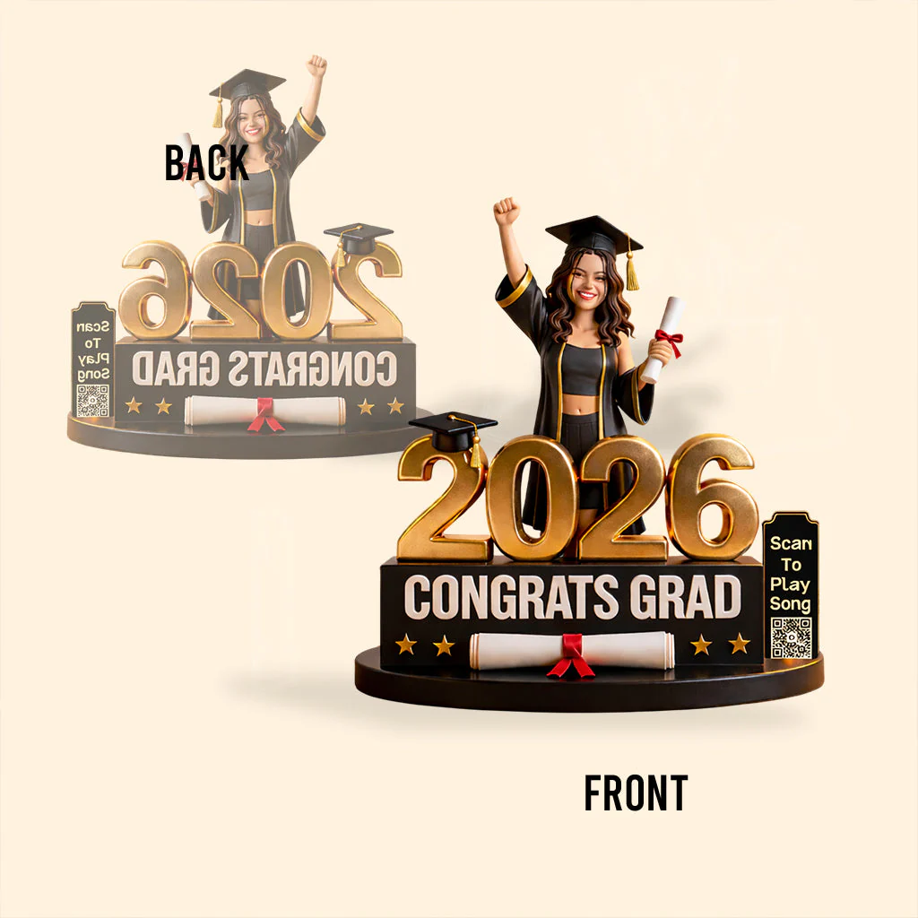 Custom Photo Congrats Graduation 2026 - Personalized Shape Acrylic Plaque - Gift For Graduates - Image 5
