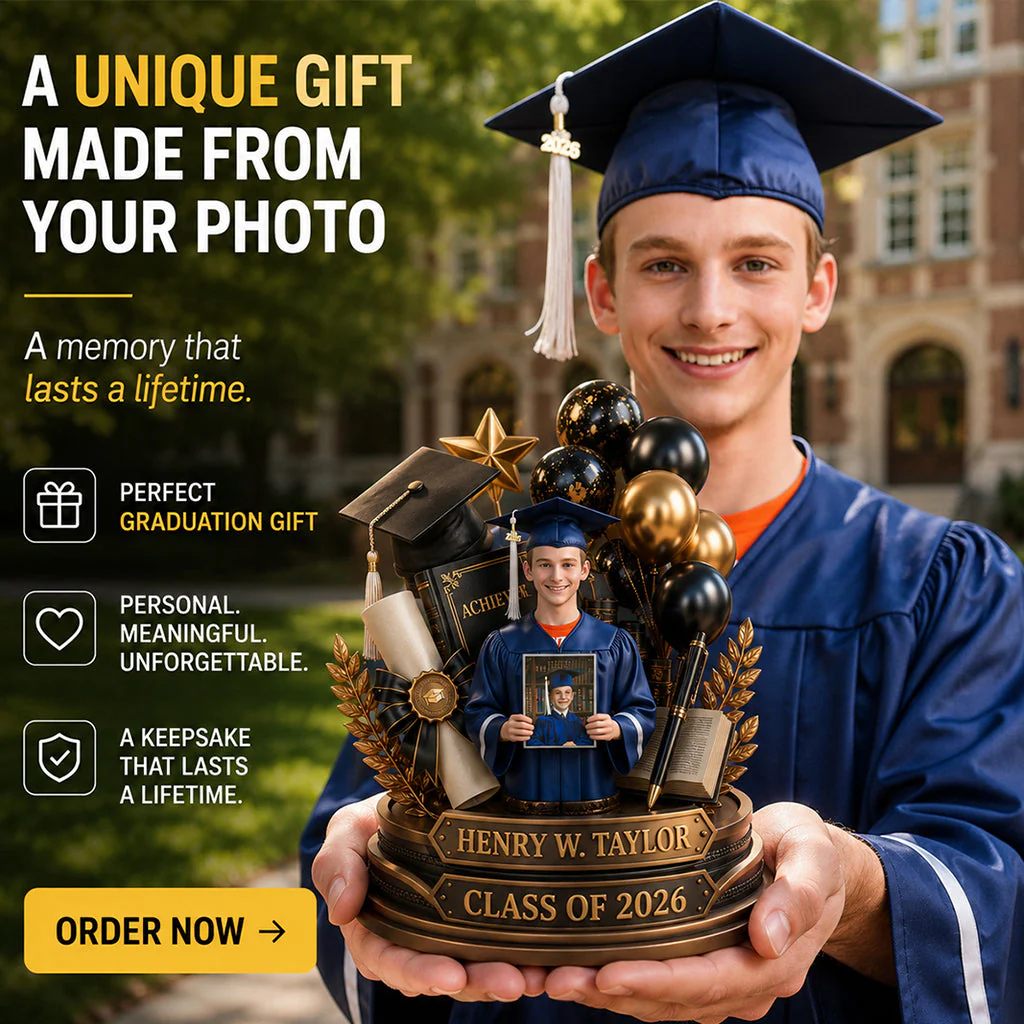 Custom Photo Congratulation -Personalized Shaped Acrylic Plaque - Gift For Graduates - Image 2
