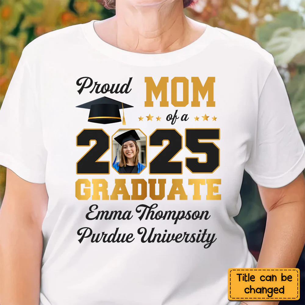 Custom Photo Congratulations On Your Graduation - Family Personalized Unisex T-shirt, - Graduation Gift For Family Members, Siblings, Brothers, Sisters | Custom Photo PT