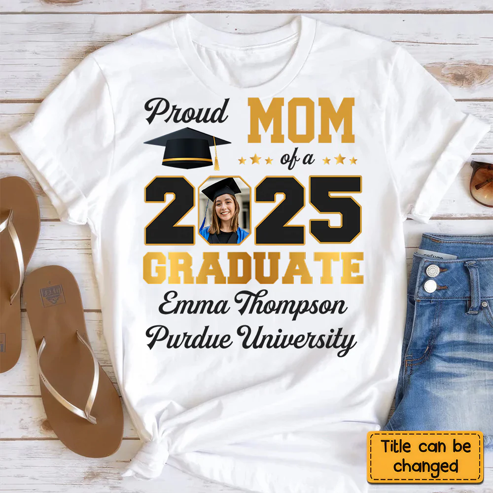 Custom Photo Congratulations On Your Graduation - Family Personalized Unisex T-shirt, - Graduation Gift For Family Members, Siblings, Brothers, Sisters | Custom Photo PT - Image 3
