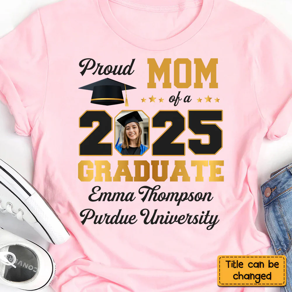 Custom Photo Congratulations On Your Graduation - Family Personalized Unisex T-shirt, - Graduation Gift For Family Members, Siblings, Brothers, Sisters | Custom Photo PT - Image 4