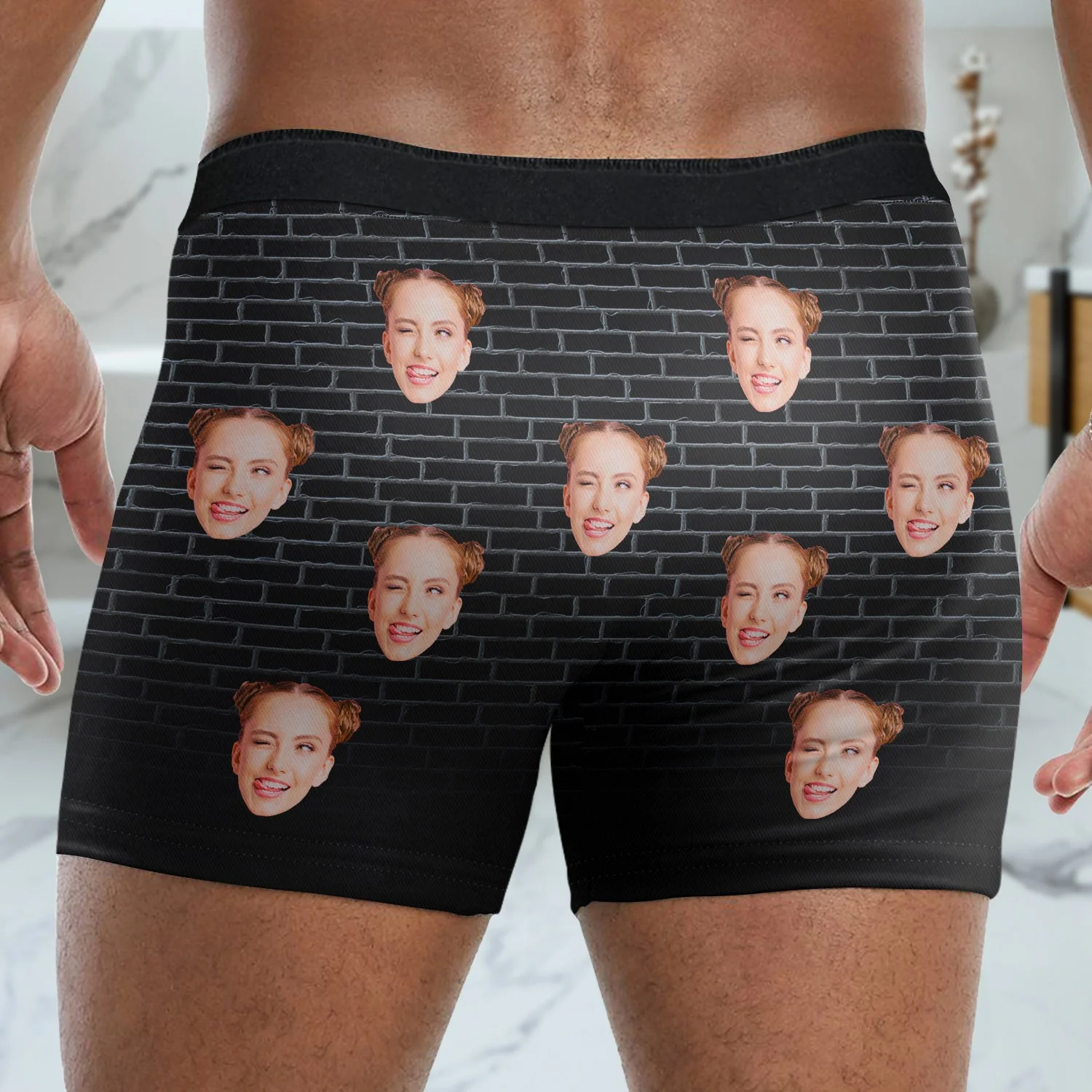 Custom Photo Couple You Have My Heart - Gift For Boyfriend, Husband, Anniversary - Funny Personalized Custom Boxer Briefs, Men's Boxers - Image 3